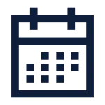 System Calendar Line SVG Icon